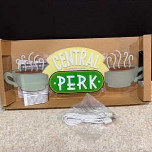 Friends Central Perk LED Neon Light Sign USB Wall Mountable - open box unused